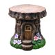 thumbnail image 2 of Taburete de resina con forma de tocón de , adorno de jardín, multifuncional, resistente a intemperie, hecho a mano para decoración de balcón,, 2 of 8