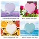 thumbnail image 4 of Bola de baño limpiadora hidratante ANGGREK 4 piezas forma de corazón poros de refinación aromaterapia, 4 of 8