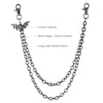 thumbnail image 4 of Bangcool Men's Pants Chain Fashion Punk Bat Decor Jean Chain Wallet Chain Hiphop Jewelry, 4 of 10