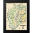 thumbnail image 2 of Hitchcock 12x14 Black Modern Framed Museum Art Print Titled - Ammonoosuc Mining District New Hampshire, 2 of 5