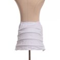 thumbnail image 4 of Women 4 Hoops Back Bustle Dickens Dress White Crinoline Underskirt Painner, 4 of 7