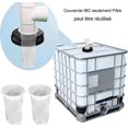 thumbnail image 5 of Nylon IBC Filter 2pcs IBC Cover Rainwater Filter IBC Replacement Filter Washable IBC Tank Accessories 200 Fine Mesh for 1000 Liter IBC Rainwater Tank, 5 of 5