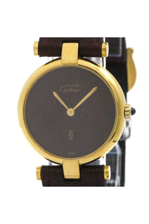 Pre-Owned CARTIER Must Vendome Vermeil Gold Plated Quartz Ladies Watch (Good)
