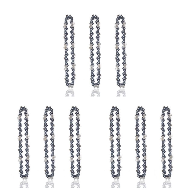 Scienceny Cadena de motosierra inalámbrica de 4 pulgadas, cadenas de sierra eléctricas de mano para patio Type1 NO1