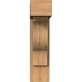 thumbnail image 2 of Ekena Millwork 7 1/2"W x 22"D x 30"H Funston Block Smooth Bracket w/ Offset Brace, Western Red Cedar, 2 of 25