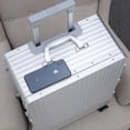 thumbnail image 2 of Caja de viaje de aleación de aluminio para hombre y mujer, maletas con ruedas de 20, 24, 26 y 28 pulgadas, 100%, 2 of 4