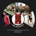 thumbnail image 7 of KLL Merry Christmas Print Womens Tank Top Sleeveless Workout Tops Athletic Running Shirts Yoga Gym Clothes-Medium, 7 of 7