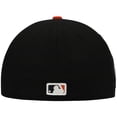thumbnail image 4 of Men's New Era Black Baltimore Orioles 9/11 Memorial Side Patch 59FIFTY Fitted Hat, 4 of 5