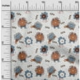thumbnail image 2 of oneOone Cotton Poplin Brown Fabric Animals Diy Clothing Quilting Fabric Print Fabric By Yard 56 Inch Wide, 2 of 6