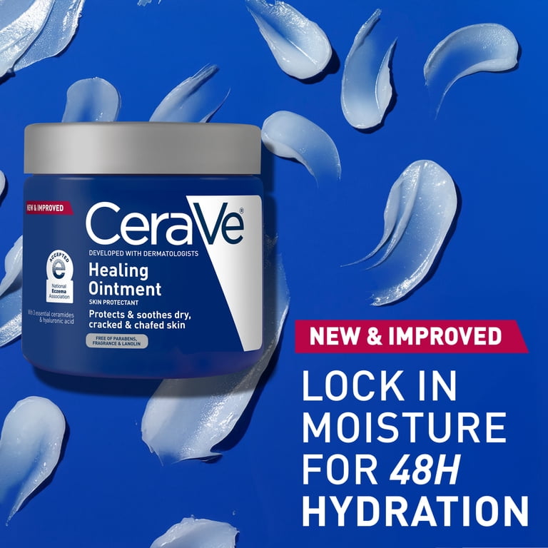 CeraVe Healing Ointment for Face & Body, Protects and Soothes Dry