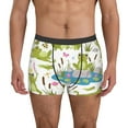 thumbnail image 2 of Bingfone Cartoon Frogs Men's Underwear - Casual Stretch Boxer Briefs-X-Large, 2 of 7