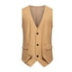 thumbnail image 2 of pstuiky Camisetas sin mangas para hombre, Blusa sin mangas con botones y bolsillos estilo retro para hombre Chaleco para hombre l, 2 of 9