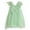 Mint Green, variant on Toddler Girls Dresses Fly Sleeve Butterfly Tulle Lace Dance Party Princess Dresses Clothes for Girls Size 6-7T
