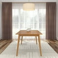 thumbnail image 4 of Plank+Beam 72" Mid Century Modern Dining Table, Solid Wood Kitchen & Dining Room Table for 6, Pecan, 4 of 7