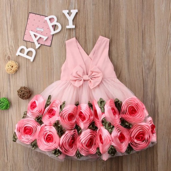 <new_title>Girls Flower Lace Rose Dress</new_title>