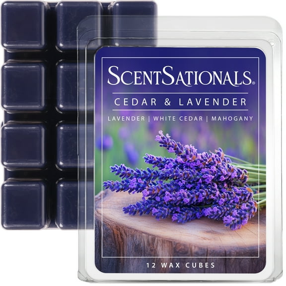 Scentsationals Cedar and Lavender Scented Wax Melts 5 oz