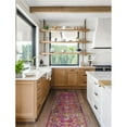 thumbnail image 2 of 594192 Laraline Vintage Turkish Medallion Faded Fuchsia Area Rug 2'2" x 7'7", 2 of 3