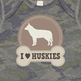 thumbnail image 4 of Inktastic Husky Dog I Love Huskies Boys or Girls Baby Bodysuit, 4 of 5