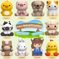 thumbnail image 3 of Juguetes de aprendizaje para niños de 1,2,3 años, 20 piezas de animales de granja, juguete de granero Montessori para contar, combinar y clasificar juegos de motricidad fina, regalo de Navidad, cumple, 3 of 3