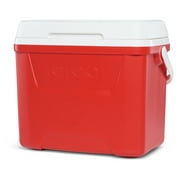 Igloo 28 QT Laguna Hard-Sided Ice Chest Cooler, Red
