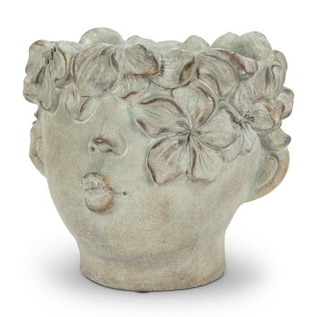 Set of 4 Large Kissing Face Planter