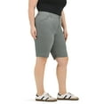 thumbnail image 3 of Lee Women's Plus Size 9" Chino Bermuda Shorts, 3 of 6