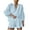 Sky Blue, variant on Tnhcen 2 Piece Womens Ruffle Pajama Sets Cozy Cotton Lounge Set Long Sleeve Button Down Shirt Shorts Set Homewear S-2XL