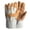 B, variant on Thickened Cowhide Heavy Duty Work Gloves - Heat Resistant, Abrasion Resistant, Puncture Resistant, Reinforced Palm & Wrist Protection for Welding, Gardening, Construction, and Landscaping