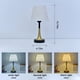 thumbnail image 3 of Lámpara de Noche Táctil con Puerto de Carga Usb | Lámpara de Noche Led Regulable de 3 Colores con Pantalla de Lino para Dormitorio y Sala de Estar, 3 of 7
