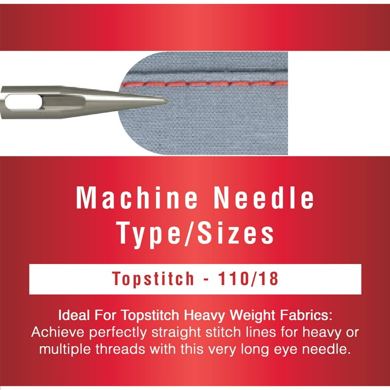 SINGER Size 110/18 Topstitch Heavy Duty Sewing Machine SINGER Size 110/18 Topstitch Heavy Duty Sewing Machine