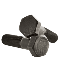 

M8-1.25 x 35mm Hex Head Cap Screws Steel Metric Class 8.8 Plain Finish (Quantity: 1000 pcs) - Coarse Thread Metric Partially Threaded 35mm Metric Thread M8 Metric
