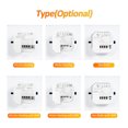 thumbnail image 3 of Riwcyla HY610 Smart Heating Thermostat Digital Temperature Controller Touchscreen LCD Display Weekly Programmable Thermostat ,freeze for Home School Office Hotel, 3 of 6