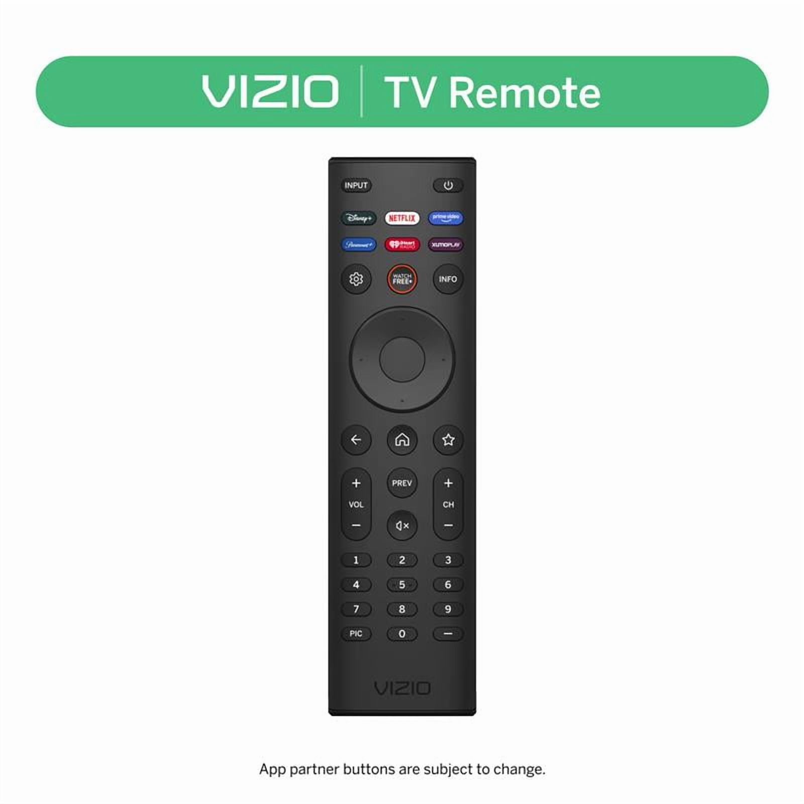 VIZIO XRT140 Universal Smart TV Remote with App Shortcuts photo 1