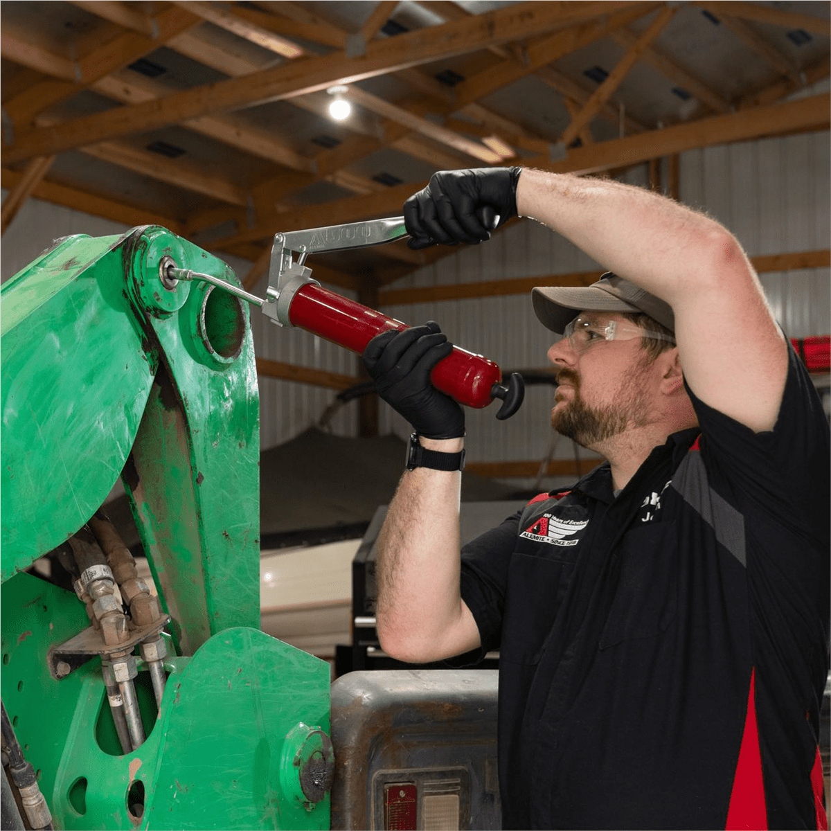 Alemite 500 Grease Gun, Professional, 10,000 psi, Aluminum Head