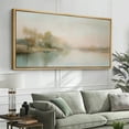 thumbnail image 2 of Large Framed Canvas Print The Abstract Modern Wall Art Decorative Ready to Hang Painting for Living room Bedroom - 60"x30" Natural Frame, 2 of 7