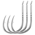 thumbnail image 4 of yeacher 20pcs High Carbon Steel Barbed Fishing Hooks with Multi-Groove Design for Enhanced Catch Efficiency, Durable and Practical for All Fishing Enthusiasts, 4 of 6