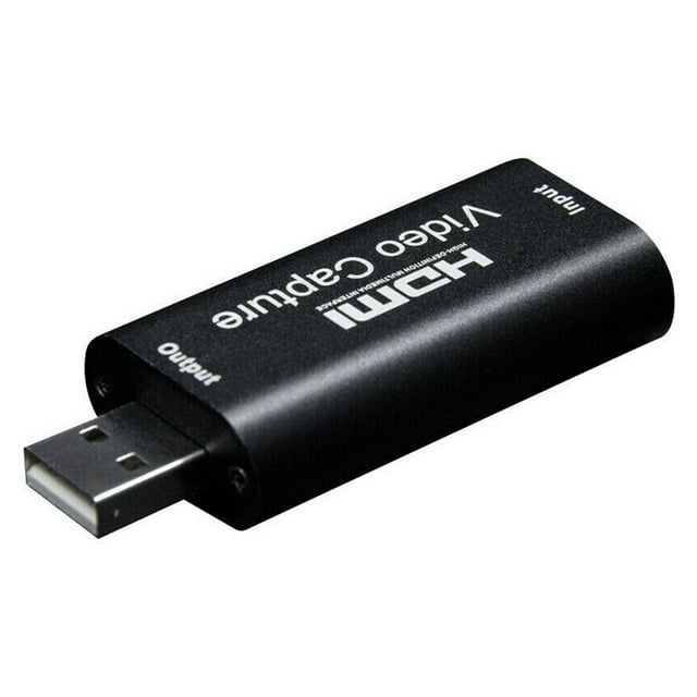 to USB 1080P 60fps UVC Plug Play Live Streaming Video Card for Game Recorder with High Speed External Portable Compact Low Latency Audio Input Support Broadcast Encoder