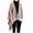 Beige, variant on Women's Lightweight Open Front Cardigan Shawl Wrap - Boho Printed Patchwork Knit Cape Sweater for Casual Layering ( Style)