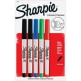 thumbnail image 2 of Sharpie Precision Permanent Markers Ultra Fine Marker Point - Assorted - 5 / Pack, 2 of 4