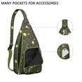 thumbnail image 2 of Gothic Crossbody Bag for Men - Celestial Moon & Star Print, Witchy Aesthetic Sling Bag, Waterproof Lightweight Chest Pack for Tactical Use, 2 of 4