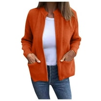 Light Weight Cardigan Women Casual Loose Fit Solid Color Minimalist Knit Sweater with Pocket Cozy Women Cardigan