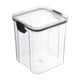 thumbnail image 1 of Caja de almacenamiento de granos, contenedores de almacenamiento de alimentos de silicona PET sellados transparentes para cocina, aperitivos, té, nueces, 950ml, 1 of 14