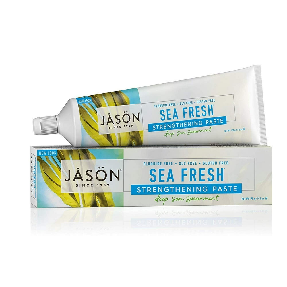 Jason Sea Fresh Strengthening FluorideFree Toothpaste, Deep Sea
