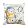 thumbnail image 5 of 1 pieza de funda de almohada decorativa de Feliz Navidad, ciervo, árbol de Navidad, Papá Noel, muñeco de nieve, cojín estampado, conjunto de decoración del hogar, 5 of 5