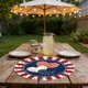 thumbnail image 5 of CaiYueKe Independence Day Placemats Set of 4, 14x14 inch Round Printed Non Slip Placemats, Patriotic Red White Blue Stars Table Mats, Washable Heat Resistant Kitchen Dining Decor, 5 of 7