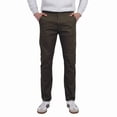 thumbnail image 2 of PANTALON SLIM GABARDINA HOMBRE VERDE MILITAR, 2 of 4
