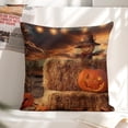 thumbnail image 6 of pumpkin scarecrow haylinen toss pillowcase decoration pillowcase gifting preferred 18x18 inch cushion cover sofa pillowcase sofa bedroom living room car, 6 of 8