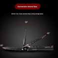 thumbnail image 4 of Survival Camping Shovel Gear and Equipment, High Carbon Steel Military Folding Shovel with Thicken Enlarged Shovelhead Hiking Tactical Tool Emergency Kit, 4 of 9