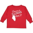 thumbnail image 3 of Inktastic Someone in Illinois Loves Me Boys or Girls Long Sleeve Toddler T-Shirt, 3 of 5