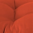 thumbnail image 6 of Jordan Manufacturing Sunbrella 44" x 18" Canvas Terracotta Red Solid Rectangular Tufted Contoured Outdoor Wicker Settee Bench Cushion, 6 of 11